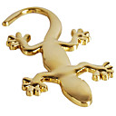 gecko en metal petit autocollant