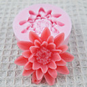 Un trou Fleurs de Moule de silicone de fondant Moules sucre Craft Outils Moule Chocolat pour les gateaux