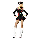 Cool Girl Noir Polyester partie de carnaval Uniforme de la police