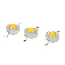 1W 2700K lumiere blanche chaude Chip LED 3pcs