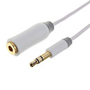 35 M  F stereo 3.5mm cable audio blanc OD 2M