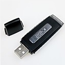 Cle USB 4GB avec enregistreur vocal noir