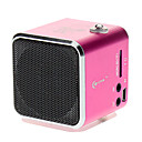 Haut-parleur numerique avec carte SD TF USB FM pris en charge rose bleu