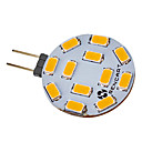 G4 4.5W 12x5730SMD 300-320LM 2800-3000K chaud ampoule LED lumiere blanche Spot 12-24V