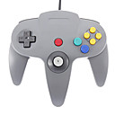 Wired Joystick controleur de jeu video pour Nintendo 64 Noir