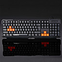 ABS  PC Professional Gaming etanche Clavier USB Design ergonomique filaire