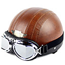 de haute qualite moto demi casque avec lunettes