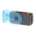 Lecteur de carte USB 2.0 Haute-vitesse orange  bleu