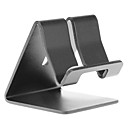 Titulaire Metal Aluminium bureau de stand pour telephone portable universel Noir