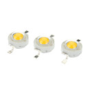 1W 3000K lumiere blanche chaude Chip LED 3pcs