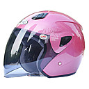 711-2 abs materiau moto casque demi avec la lentille fauve couleurs en option