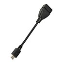 Micro USB male vers USB femelle de cable