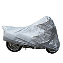 Tanked Racing TM004 Materiel PVC moto Anti-UV antigel impermeable la poussiere de couverture exterieure Argent