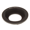 Adapter Ring verre M42-Nikon Lens Noir