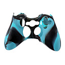 Etui en silicone pour manette sans fil Xbox360 Bleu