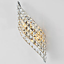 cristal murale 2 lumiere incision moderne plaquent trempe