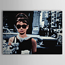 toile tendue art pop art gens Audrey Hepburn de Breakfast at Tiffany pret accrocher