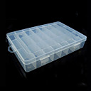 Classique Transparent Organisateur de bijoux elegant - 24 Grilles