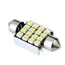 36mm 16 1210 SMD LED Canbus Interieur dome de voiture blanche de feston oule de le