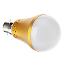 Dimmable B22 3W 240LM 3000K Warm White LED Light Bulb Globe 220V