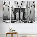 Toiles Art Paysage Brooklyn Bridg Lot de 3