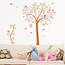 Hibou animaux Arbre de defilement Removable Wall Sticker