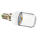 E14 1W 6x5730SMD 70-90LM 2800-3200K chaud ampoule LED lumiere blanche Spot 220-240V