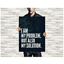 Toiles mots Toile Art Je suis mon probleme mais aussi Ma solution