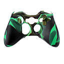 Etui en silicone pour manette sans fil Xbox360 vert