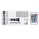 NOUVEAU 3 canaux Max 9A Smart Output Current Anode commune telecommande IR LED RGB Music Controller  DC12V-24V 