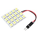 20 5050 Interieur le de voiture de dome panneau blanc SMD oule LED