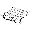 Black 6 crochets Bungee Moto Moto Cargo Net Casque net