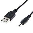 USB 2.0 male DC male de cable de chargeur 1m