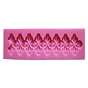 3D rayure florale  de silicone motifs