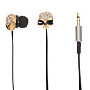 Skull-forme dor stereo In-Ear Big Eyes