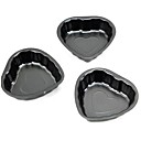 Amour Coeur gateau de pain casseroles et poeles Tart 3 pieces par Set non colles couche