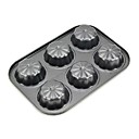 Forme 6 tasses de fleur de marguerite Muffin Pan L 26.5cm x 18.2cm x 3cm non colle couche