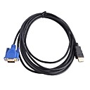 HDMI male vers VGA Male Cable Compatible avec lappareil pour le home cinema 3 m