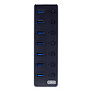 7-Port USB 3.0 haute vitesse economique design Hub