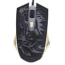 HY-G65 USB filaire ergonomique quatre couleurs Dazzle Optical Mouse