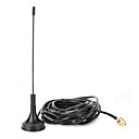 BF-888S voiture Unversal Interphone 30 dB ventouse Antenne - Noir