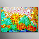 Main peinture l huile peinte de fleurs Fleurs roses avec cadre etire pret accrocher