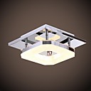 LED 8W acrylique encastre 2 lumiere moderne acrylique galvanoplastie acier inoxydable