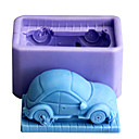 Car en forme de fondant de gateau de silicone Mold