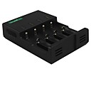 SingFire US-UC1 4-Slot Chargeur de batterie universel intelligent With12V Car Charger - Black prise dUE