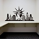 Architecture Etats-Unis Statue de la Liberte decoratif Stickers muraux