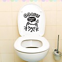 Animaux Cochon toilettes Poste Stickers muraux