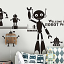 Robots Cartoon decoratif Stickers muraux