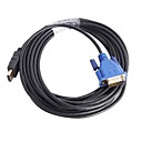 HDMI male vers VGA Male Cable Compatible avec lappareil pour le home cinema 5 m