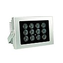 Surveillance 24W 850nm LED Array 12-IR Illuminateur-LSZ-180P-Argent